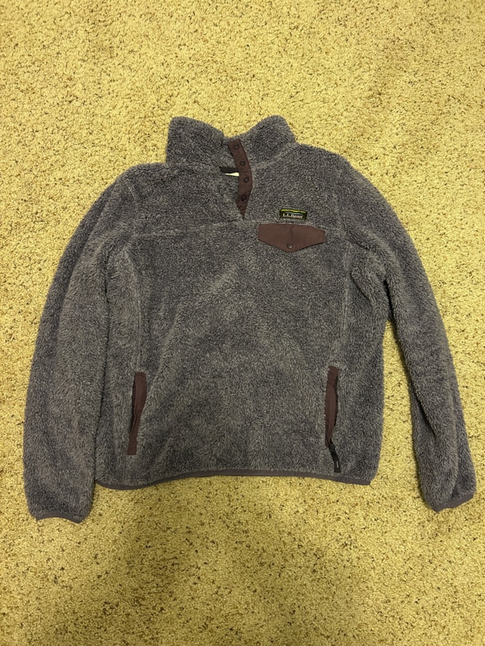 L.L. Bean purple fleece